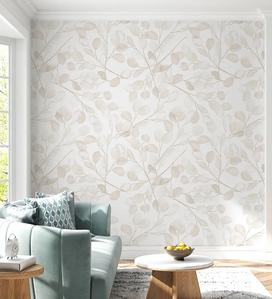 murales de pared Patrón floral acuarela u94320