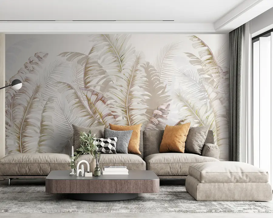 murales de pared hojas tropicales u94469