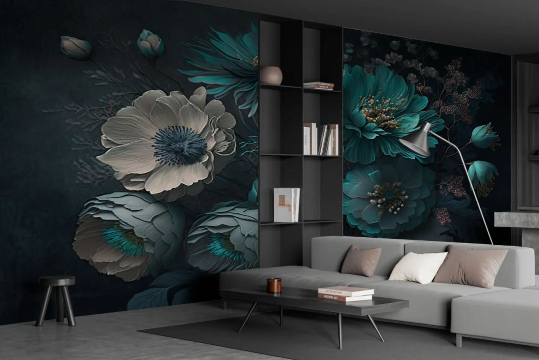 murales de pared flores de la mañana u75405