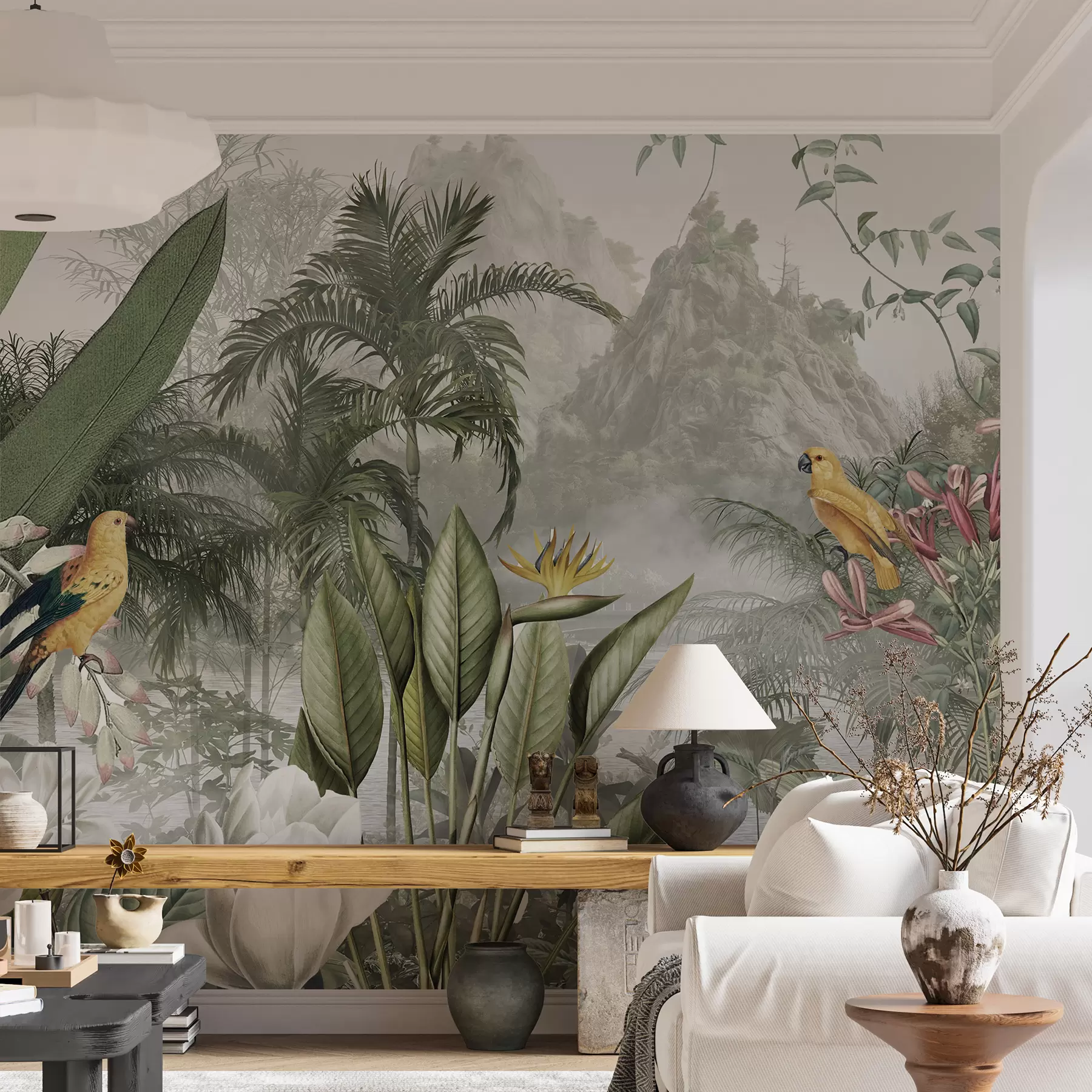 murales de pared selva tropical u95396