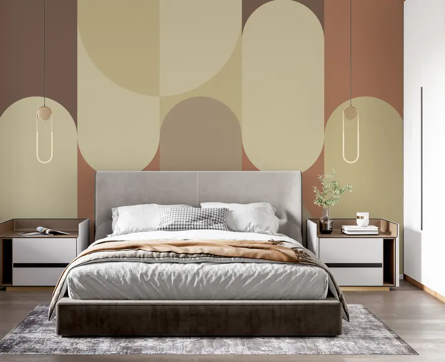 murales de pared Geometría Bauhaus u95870