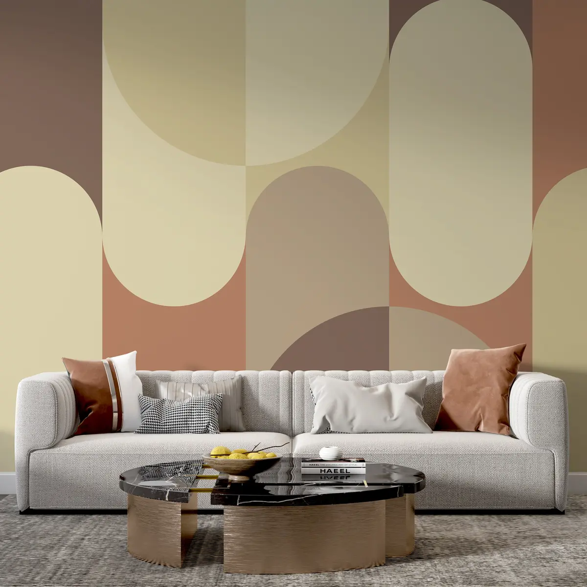 murales de pared Geometría Bauhaus u95870