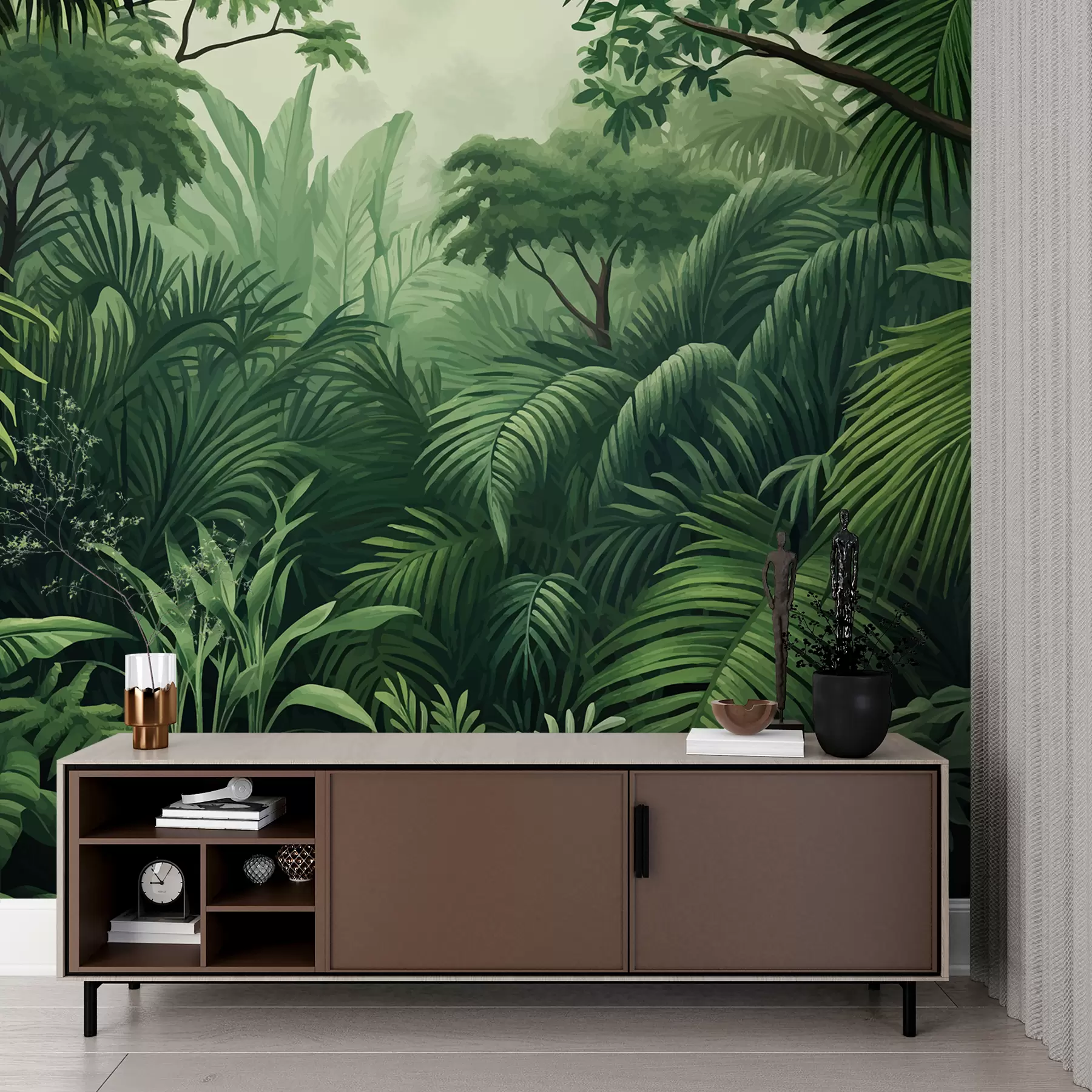murales de pared Un bosque tropical u95712