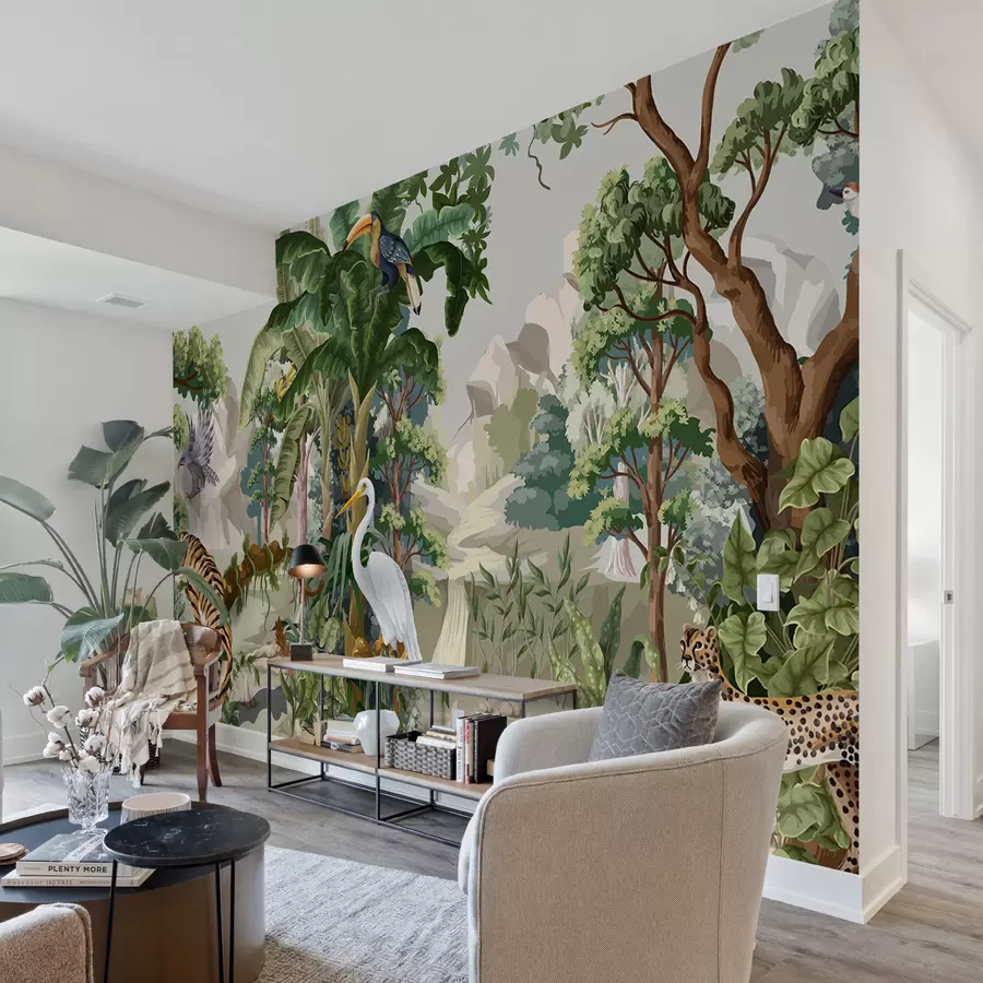 murales de pared animales en los trópicos u95714