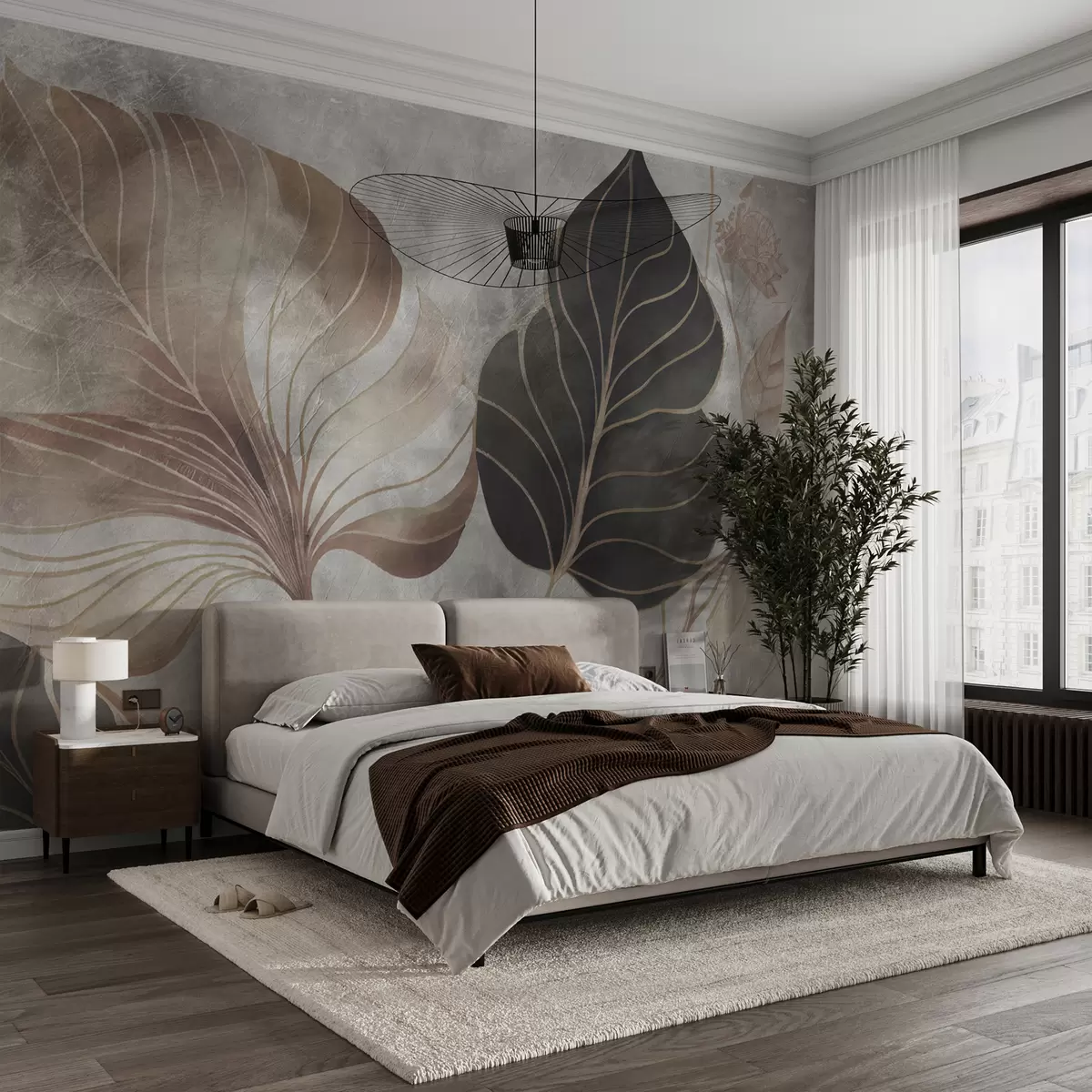 murales de pared Variedad de hoja u95644
