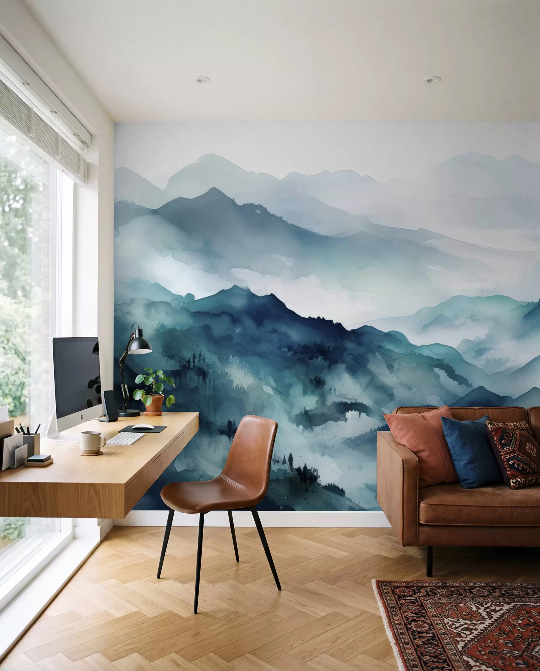 murales de pared Mareas de montaña u96032