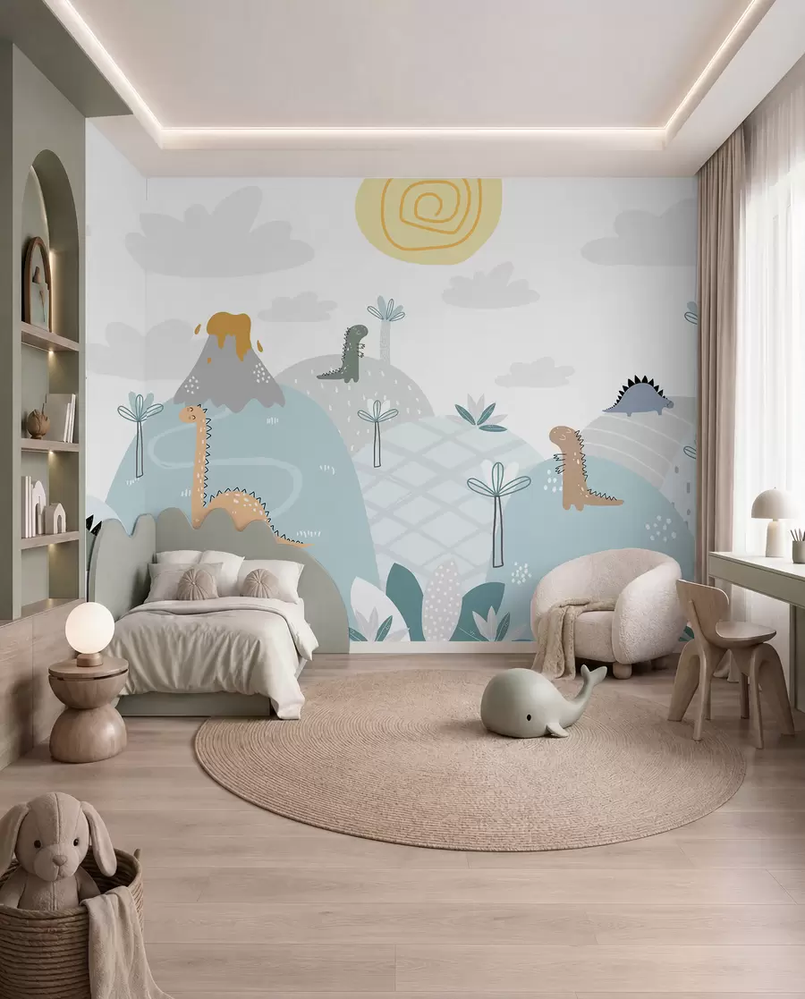 murales de pared mundo de los dinosaurios u96460