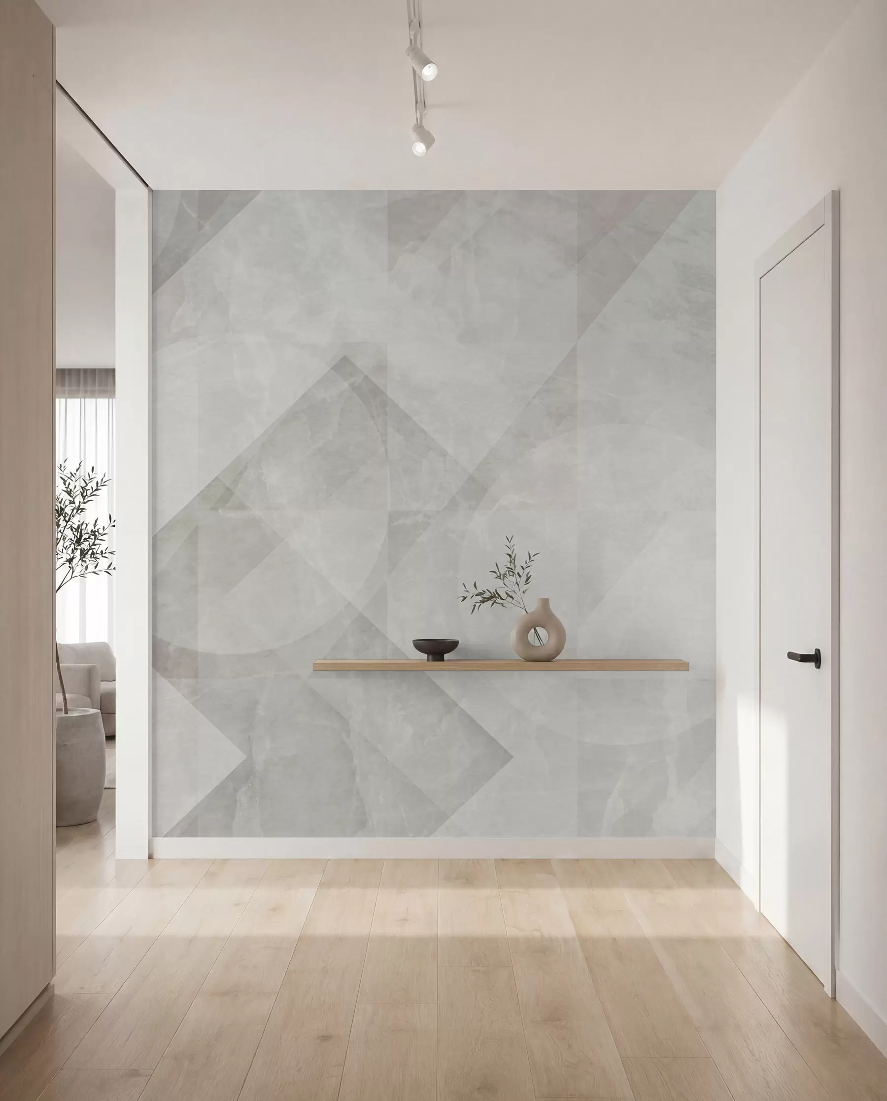 murales de pared Geometría de mármol u97269