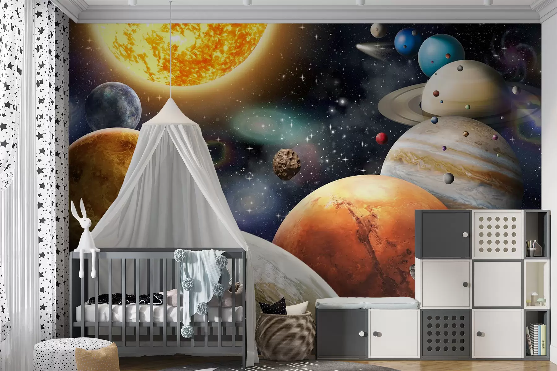 murales de pared Planetas coloridos del sistema solar u97422