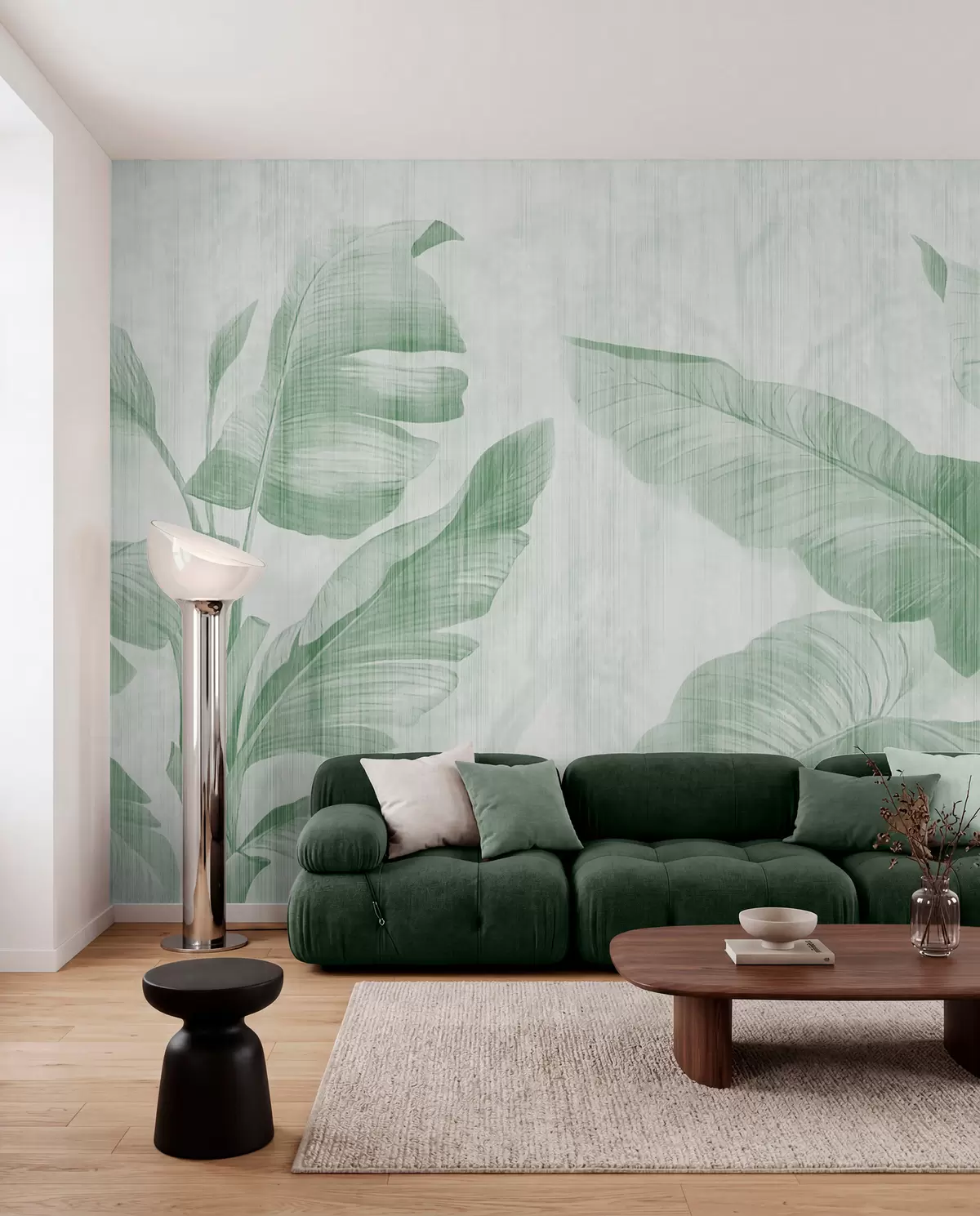 murales de pared Sombras de banano en menta u00299v4