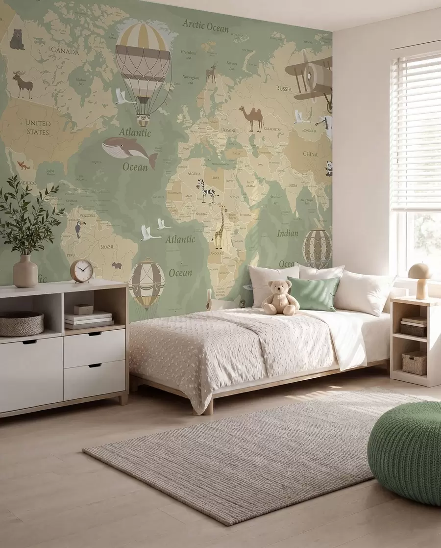 murales de pared Atlas salvia en inglés u36066v2