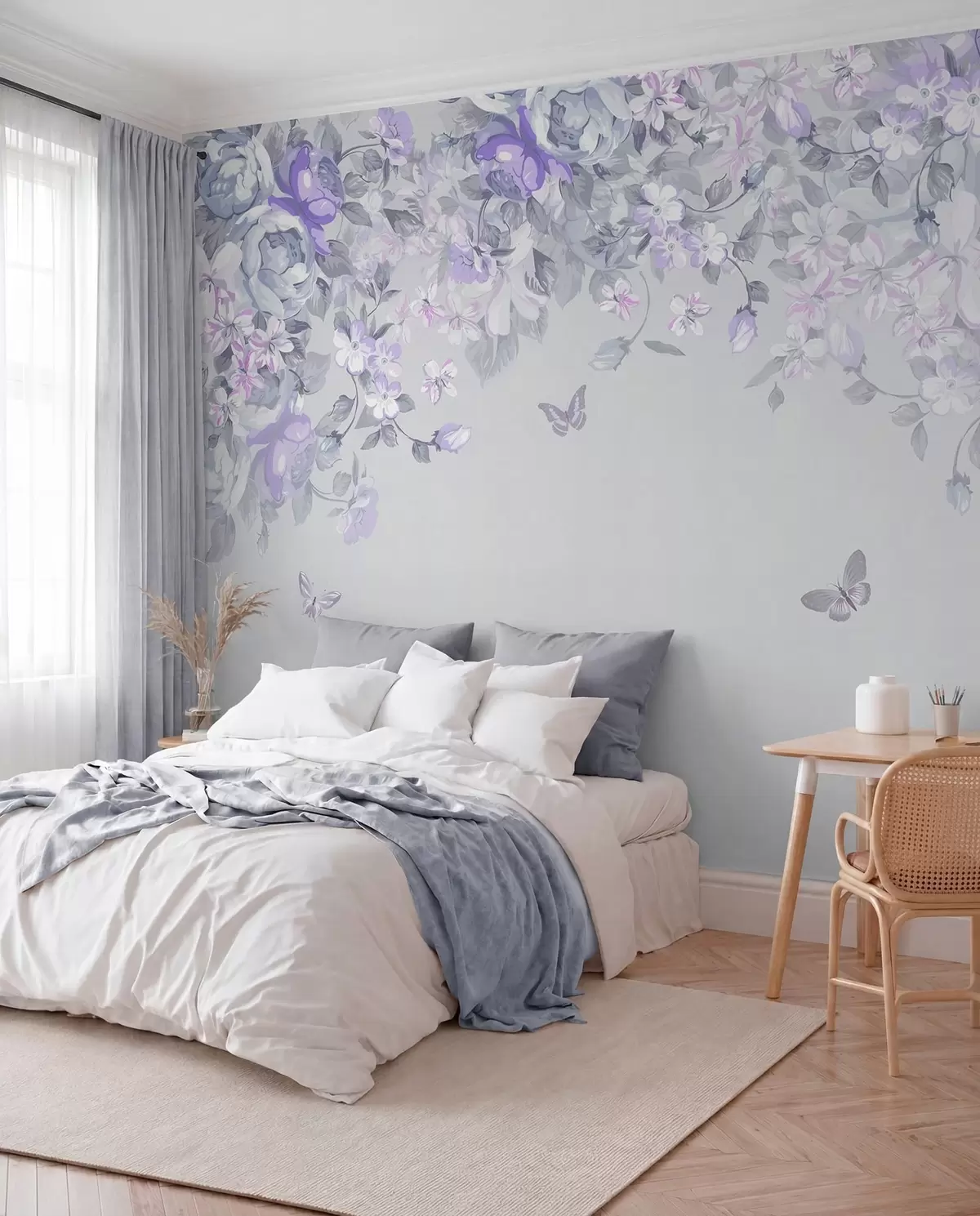 murales de pared Arco de jardín violeta u94295v3