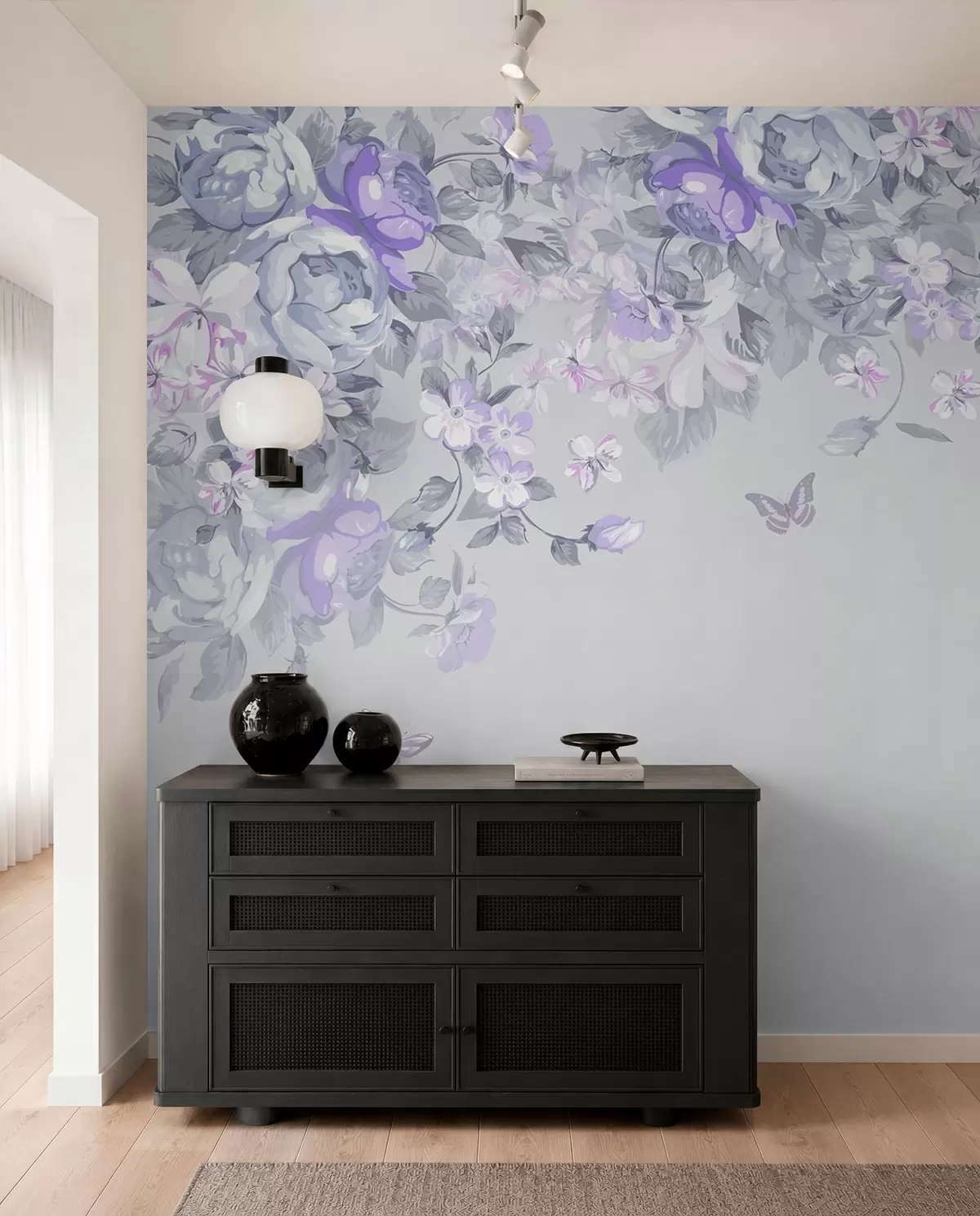 murales de pared Arco de jardín violeta u94295v3
