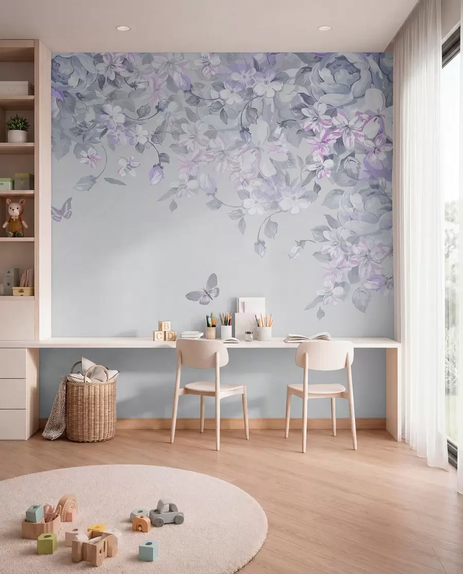 murales de pared Arco de jardín violeta u94295v3
