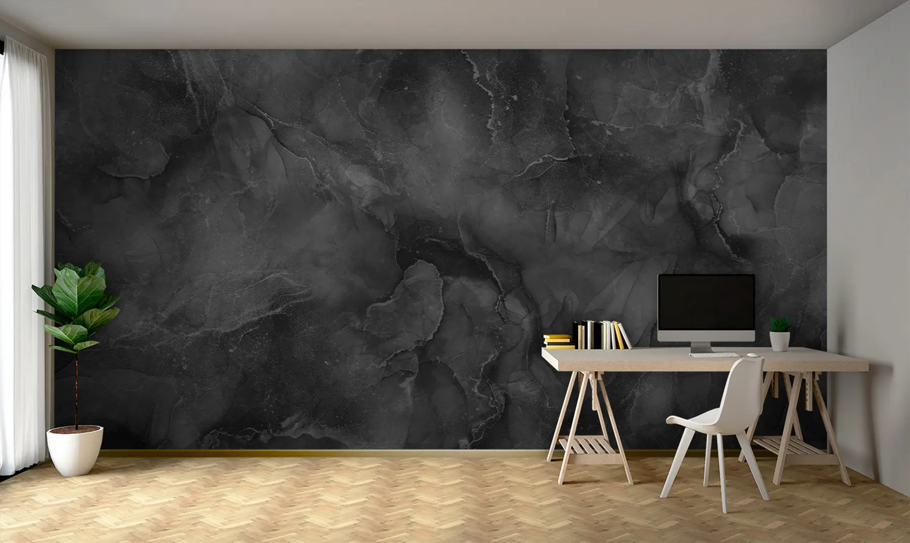 murales de pared piedra gris u98415