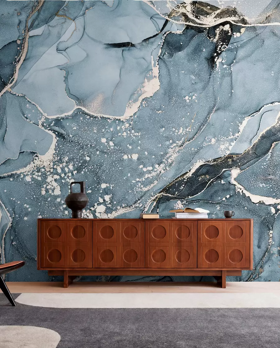 murales de pared Mármol azul u93578v3
