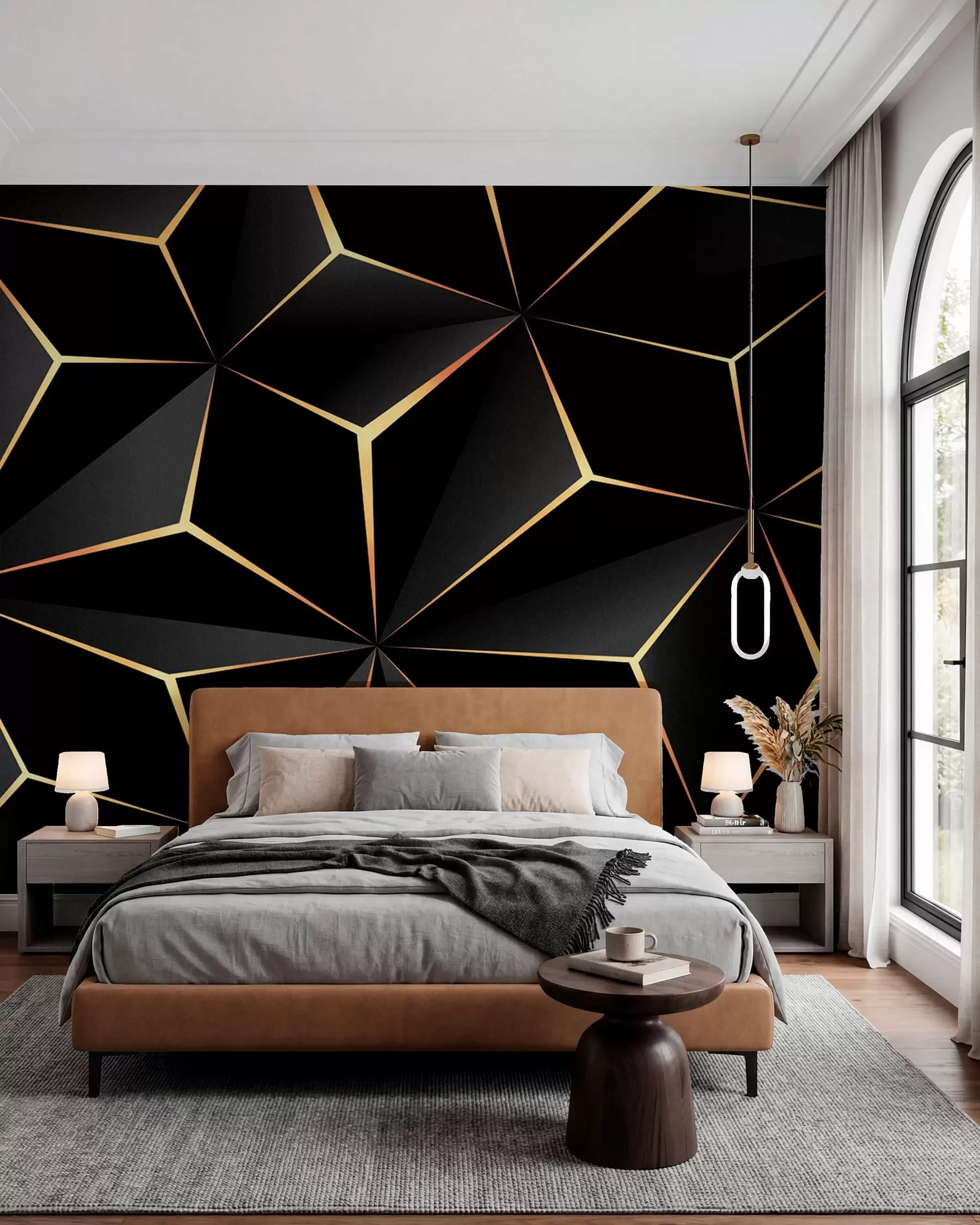 murales de pared Triángulo negro u72104d2