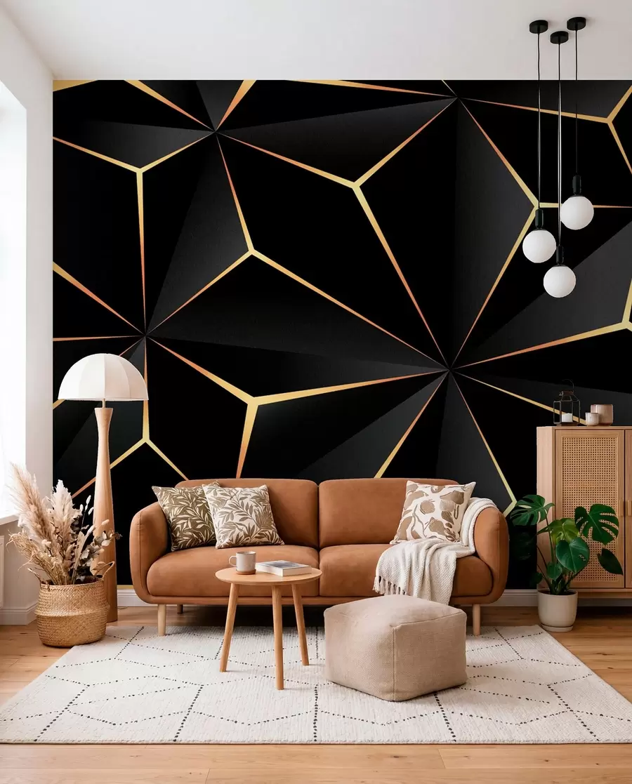 murales de pared Triángulo negro u72104d2