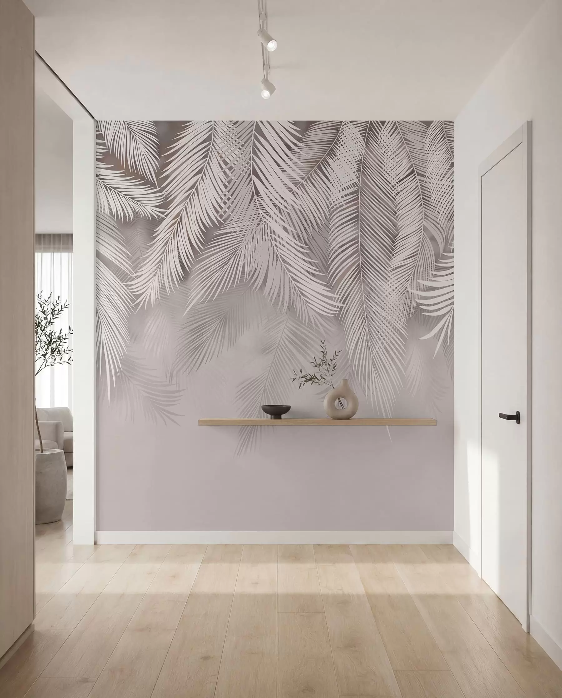 murales de pared Delicadas hojas caídas u48556v5d1